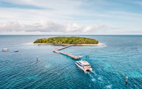 Green Island + glass-bottom boat — Cairns