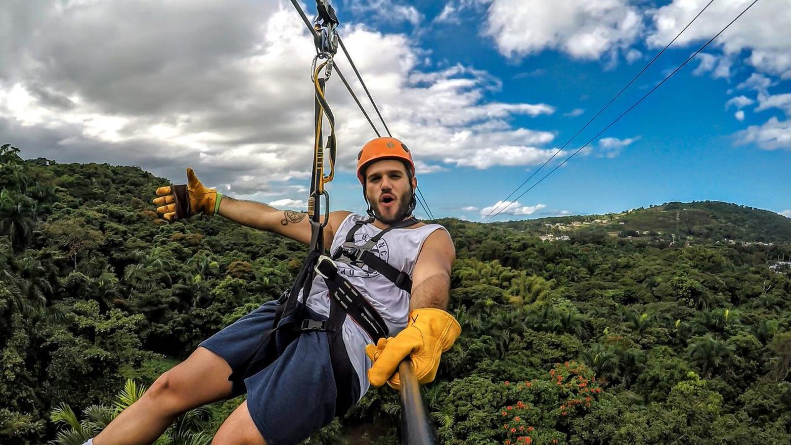 El Yunque hike + zipline day zipline experience