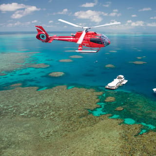 Reef cruise + helicopter — Cairns
