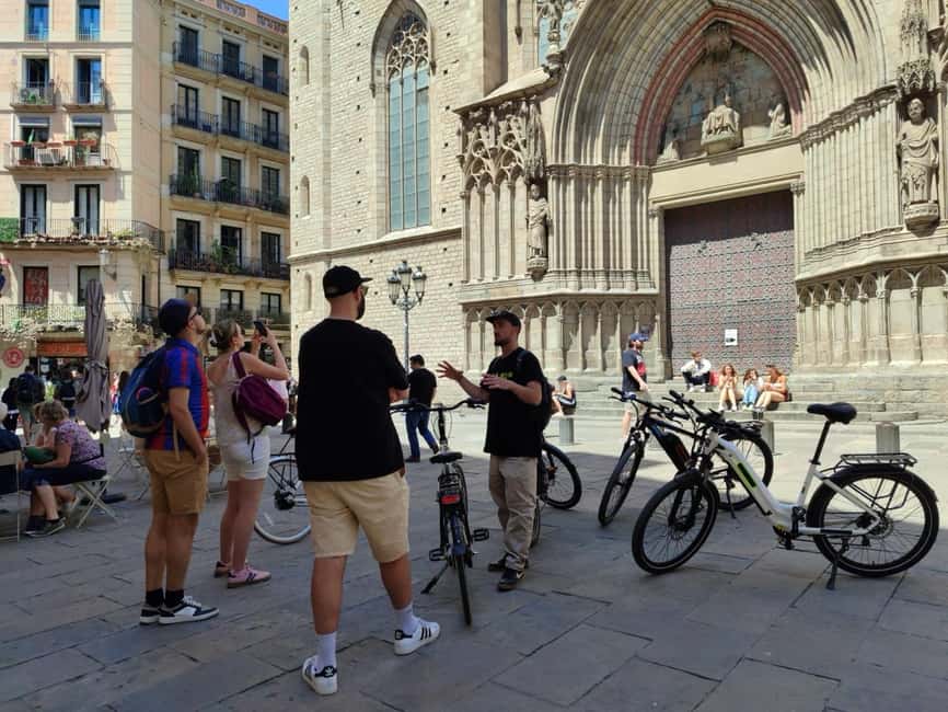 サプライヤーによってアップロードされた、バルセロナのバルセロナ：自転車またはeバイクツアー、主要観光スポットと現地の洞察の画像#4