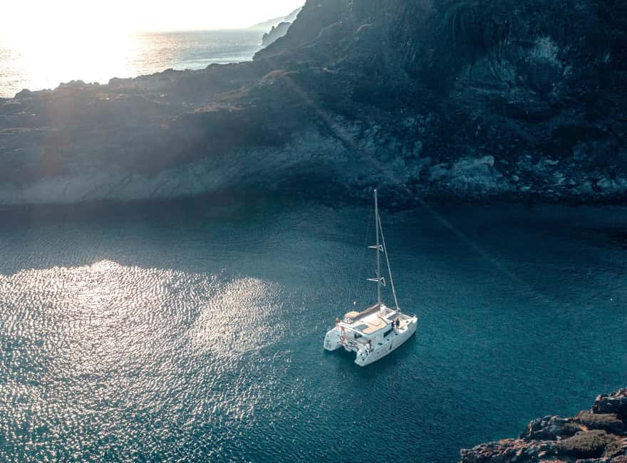 image n.22 of Santorini: Catamaran Caldera Cruise with Meal and Drinks activity in Cyclades, uploaded by supplier
