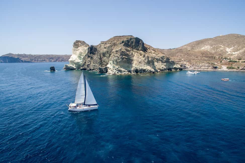 image n.4 of Santorini Caldera: Sunset Sailing Cruise with Meal activity in Vlichada, uploaded by supplier