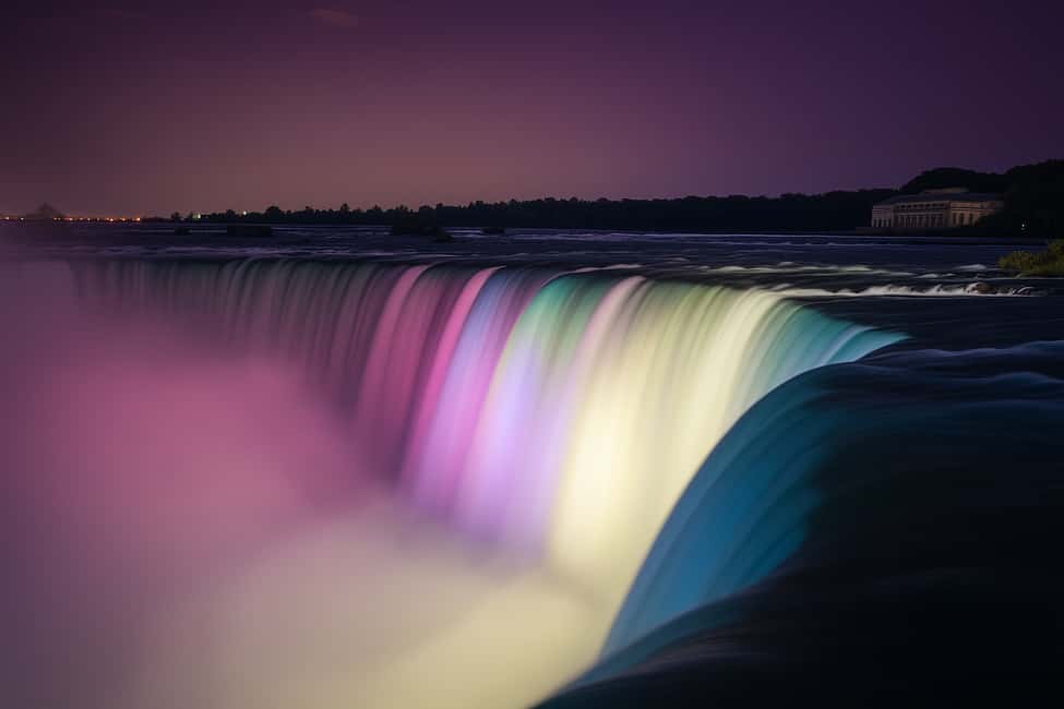 Obraz nr 3 z atrakcji Wodospady Niagara, USA: Nocna atrakcja z fajerwerkami w Wodospad Niagara w USA, przesłany przez organizatora