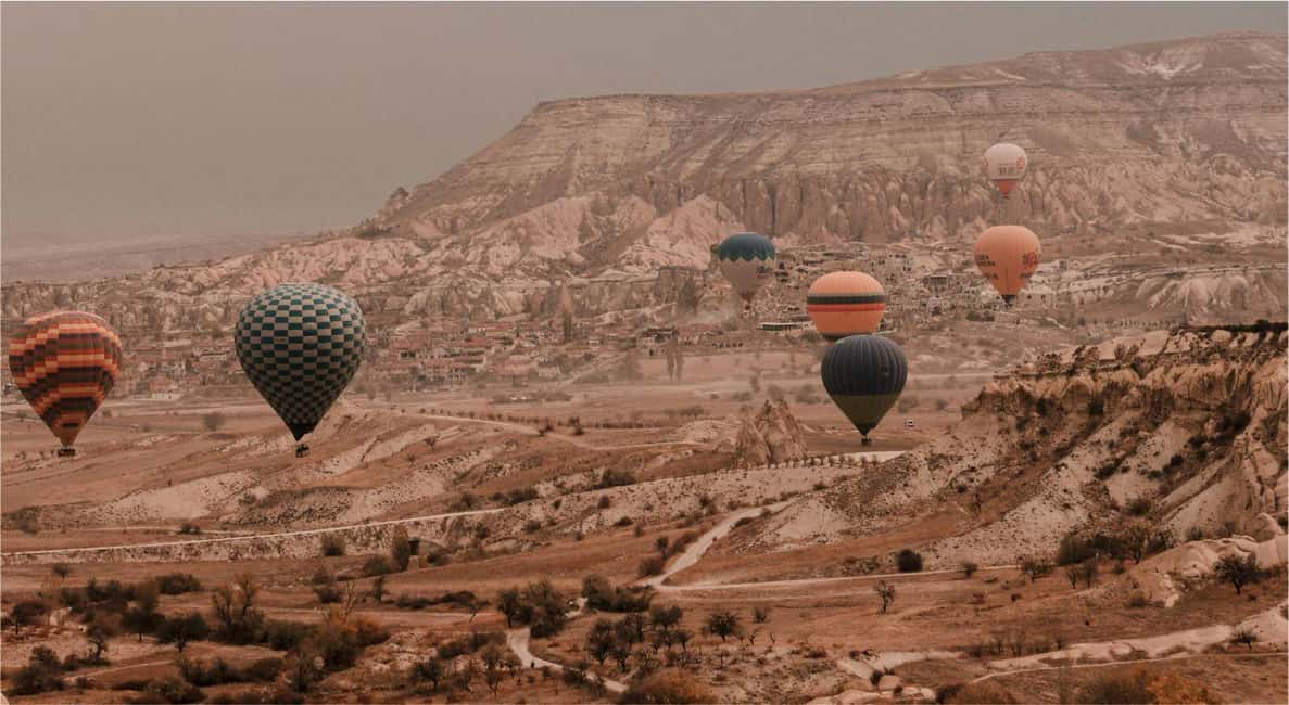 Image N°33 de Cappadoce : Vol en montgolfière à Goreme au-dessus des Fairychimneys activité à Göreme, publiée par le prestataire