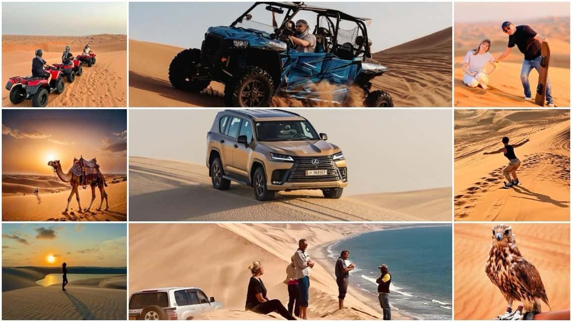 image n.1 of Doha: ATV, Quad/Buggy Dune Bashing, Camel Ride, Sandboarding activity in Al Wakrah, uploaded by supplier