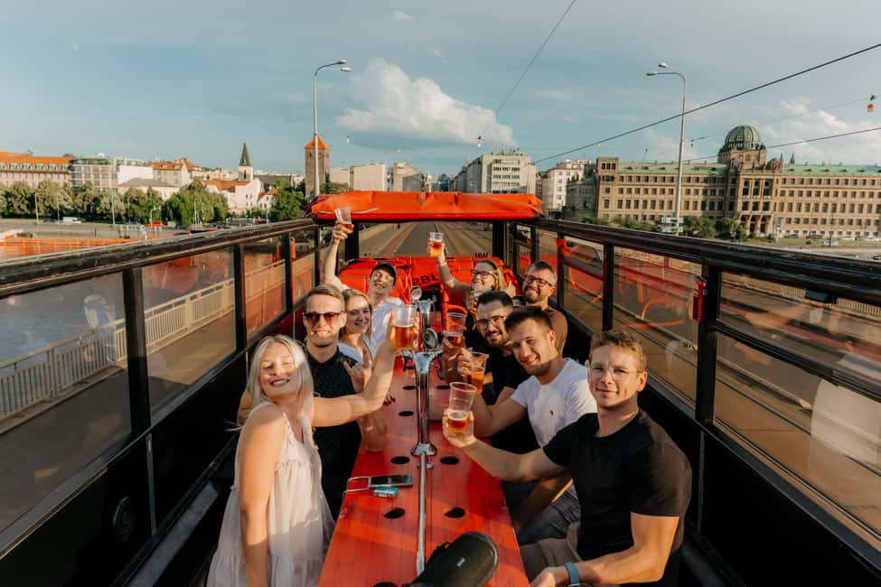 bilde nr.21 av Praha: Party-ølbuss aktivitet i Praha, lastet opp av leverandør