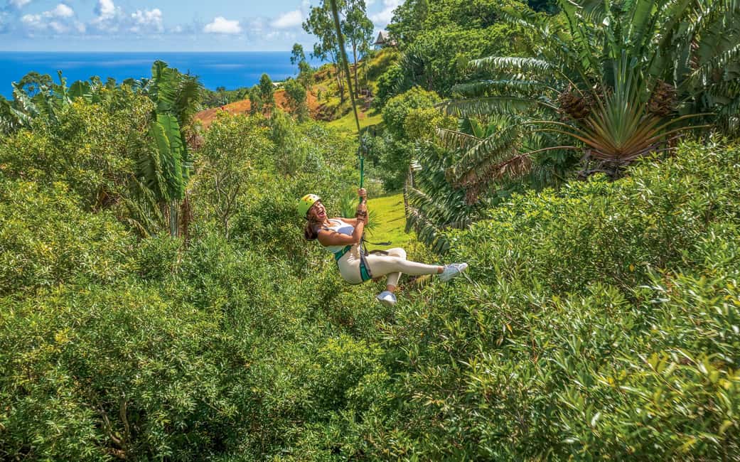 bild nr.4 av Mauritius, Mauritius Vallé Advenature Park - Äventyrstur Zipline aktivitet i Chamouny, uppladdad av arrangören