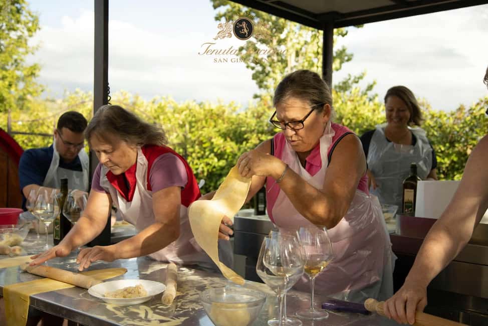 Immagine nº 1 di Firenze: Corso di cucina a San Gimignano con degustazione di vini attività a Firenze, caricata dal fornitore