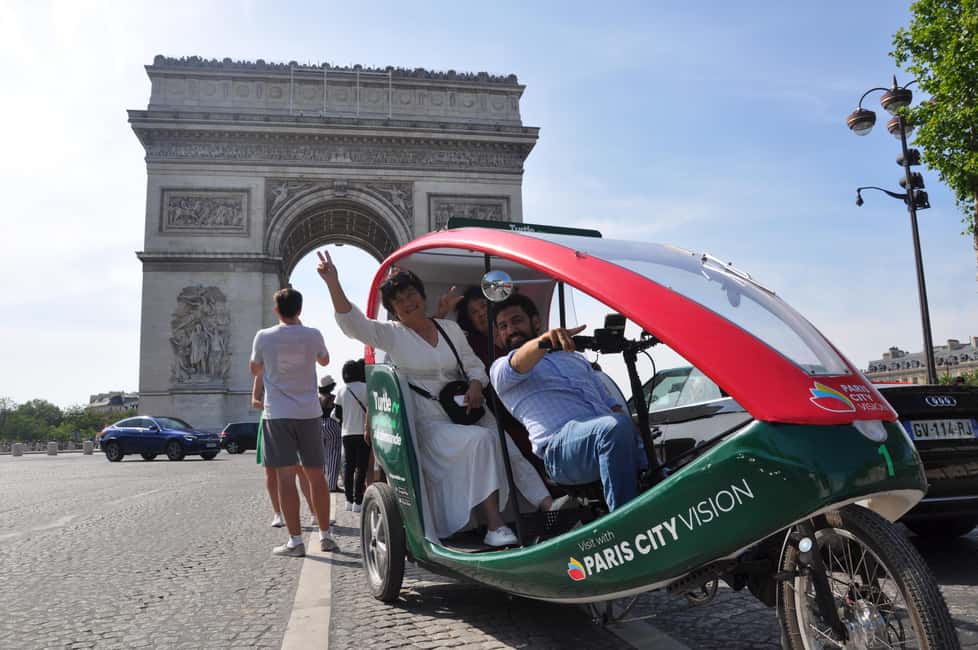 imagem n.5 de O melhor de Paris em tour particular de riquixá com guia de áudio atividade em Paris, carregada pelo fornecedor