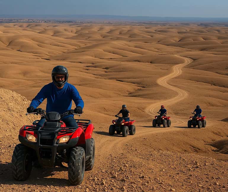 imagen n.º 7 de Marrakech: excursión en quad y paseo en camello por el desierto de Agafay con cena y espectáculo actividad en Marrakech, subida por el proveedor