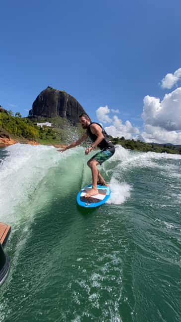 image n.1 of From Guatape: 1-Hour Wakeboarding activity in Guatapé, uploaded by supplier