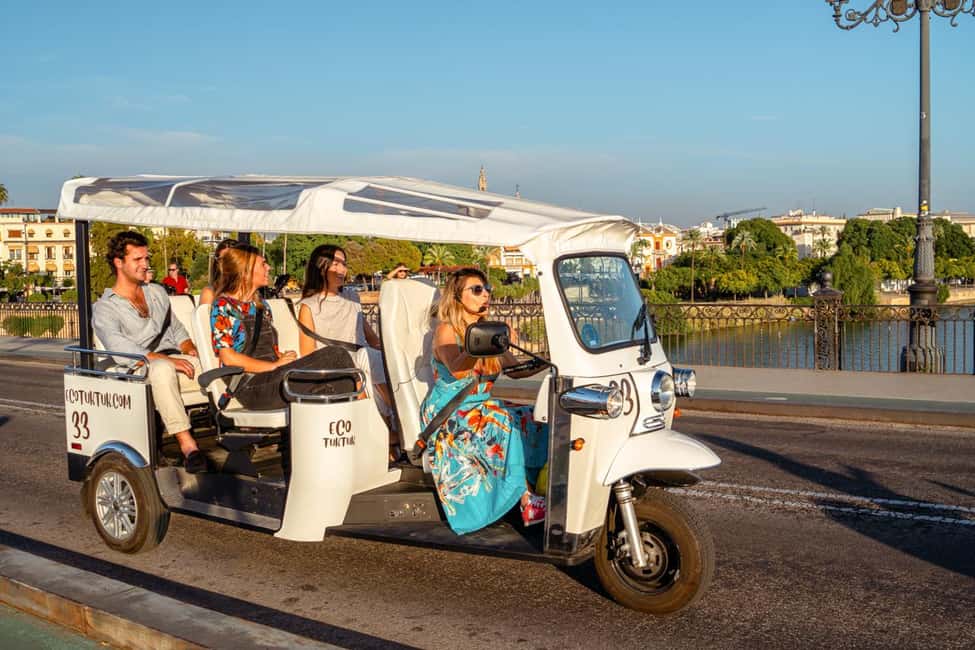 imaginea n.6 a activității Sevilia: Tur privat al orașului cu Eco Tuk Tuk în Sevilla, încărcată de organizator