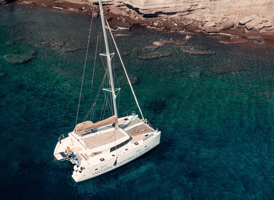 image n.17 of Santorini: Catamaran Caldera Cruise with Meal and Drinks activity in Cyclades, uploaded by supplier