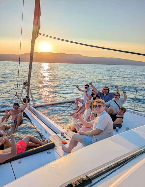 image n.1 of Chania Old Port: Luxury Sunset Catamaran Cruise with Wine activity in Crete, uploaded by supplier