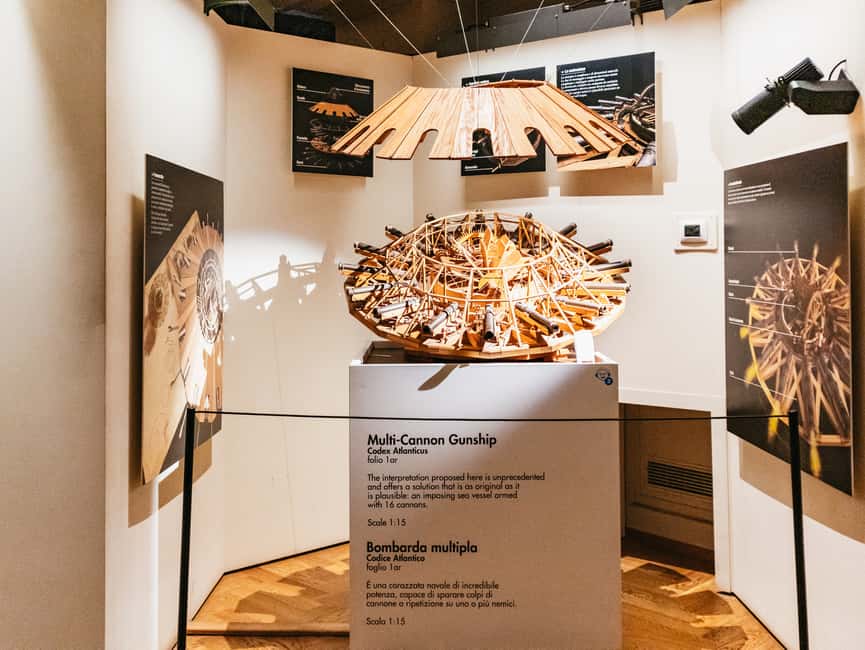 Immagine nº 10 di Milano: Biglietto d'ingresso al Museo Leonardo3 Il Mondo di Leonardo attività a Milano, caricata dal fornitore