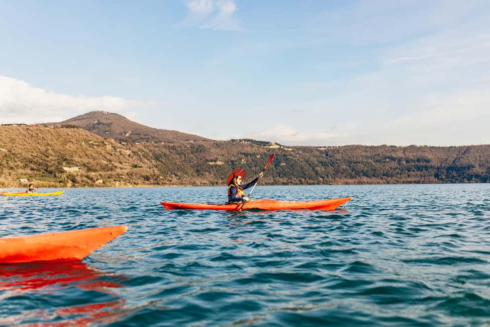 Image N°17 de Rome : Lac des Papes, excursion en kayak avec baignade et pizza romaine activité à Latium, publiée par le prestataire