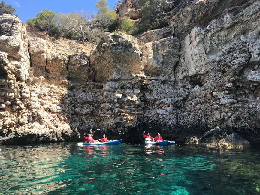 imagem n.27 de Es Figueral: Tour guiado de caiaque e mergulho com snorkel atividade em Ilhas Baleares, carregada pelo fornecedor
