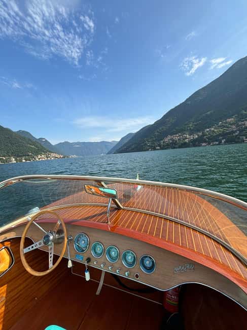 image n.4 of Lake Como: Private Tour On A Wooden Boat w/ Swim & Prosecco activity in Como, uploaded by supplier