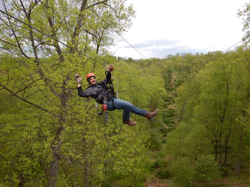 Moundsville: Wild Zipline Tour (4 Ziplines Skybridge) GetYourGuide