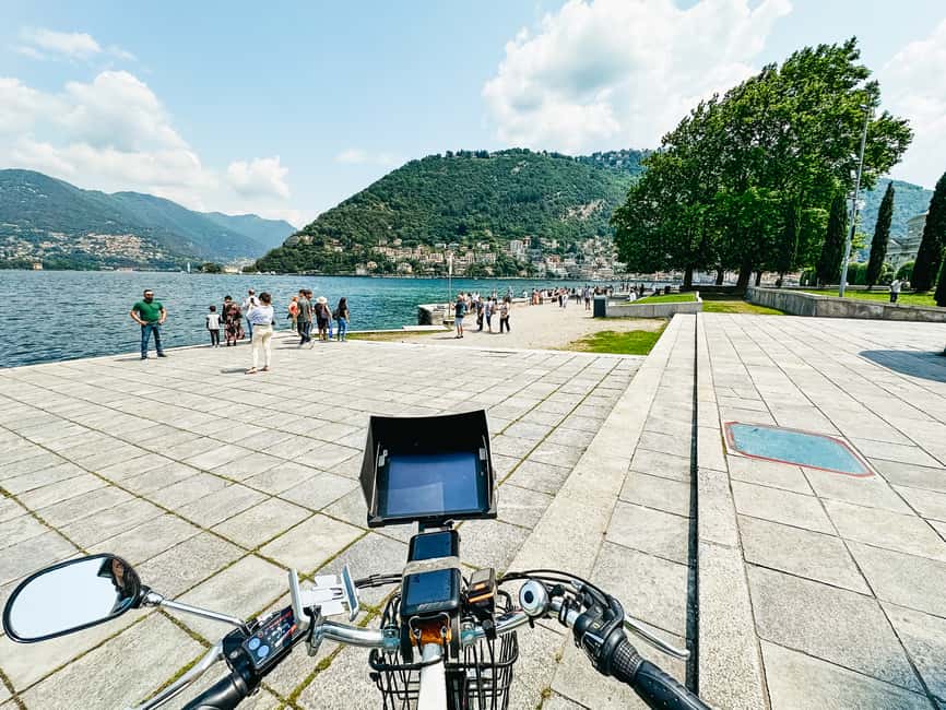 imagem n.10 de Lago Como: passeio de eBike com guia ao vivo, capacete eletrônico e iPad atividade em Lombardia, carregada pelo fornecedor