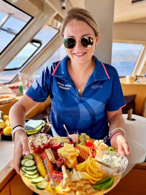 image n.7 of Athens: Catamaran Trip to Poseidon Temple with Meal & Drinks activity in Sounion, uploaded by supplier