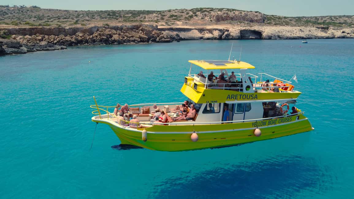 image n.3 of The Yellow Boat Cruises: Lazy Day Cruise (Adults Only & BBQ) activity in Protaras, uploaded by supplier