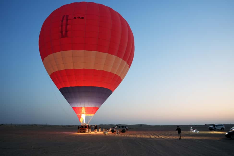 image n.8 of Dubai: Hot Air Balloon Ride with Camel Ride & Falcon Show activity in Dubai, uploaded by supplier