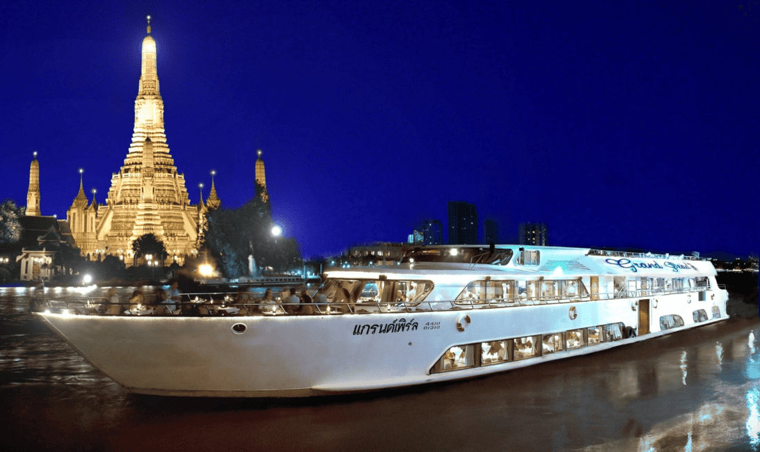 image n.1 of Bangkok: Grand Pearl Dinner Cruise with Hotel Transfer activity in Bangkok, uploaded by supplier