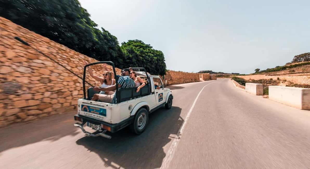 bild nr.1 av Malta: Heldagsutflykt med jeep på Gozo med lunch och båttransfer aktivitet i Xaghra, uppladdad av arrangören