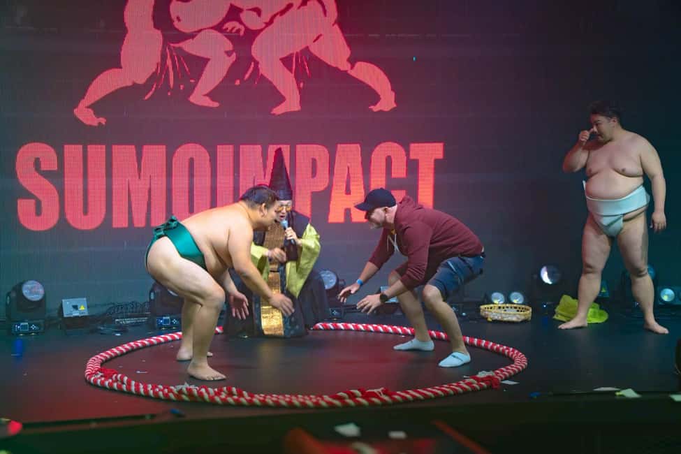 obrázek č.2 aktivity Osaka: SUMO BEATS SHOWCASE: Taiko bubny a burger z hovězího masa Wagyu! v destinaci Osaka, nahraný poskytovatelem aktivity