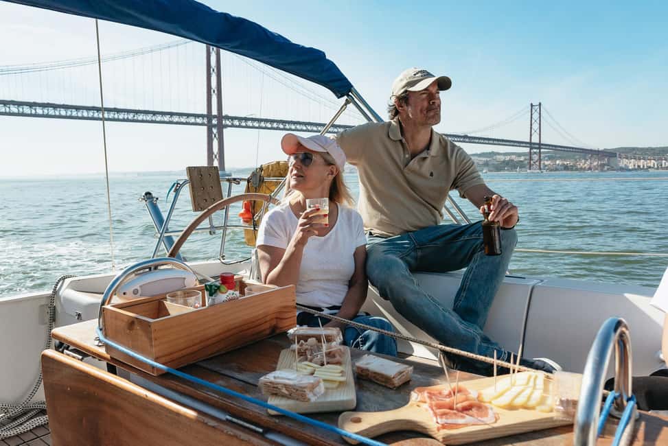 image n.2 of Lisbon: City Skyline Sailboat Cruise with Drink and Snacks activity in Lisbon, uploaded by supplier