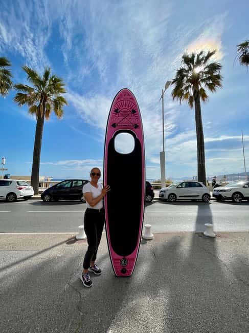 afbeelding n.1 van Transparante Stand Up Paddle Verhuur (tweezitter) activiteit in Antibes, geüpload door aanbieder