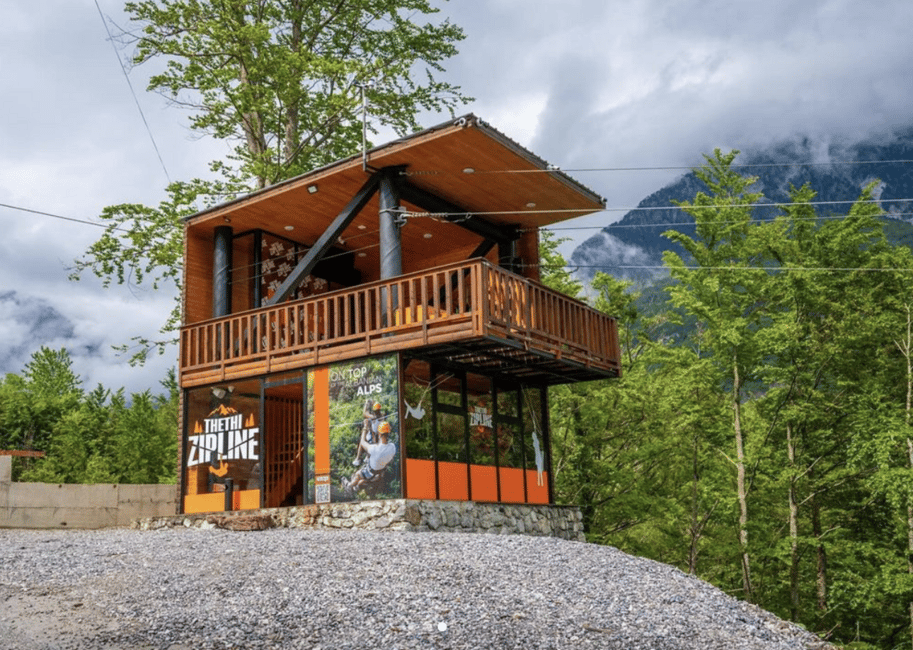 image n.8 of Theth’s new Zipline, the first of its kind in the area activity in Theth, uploaded by supplier
