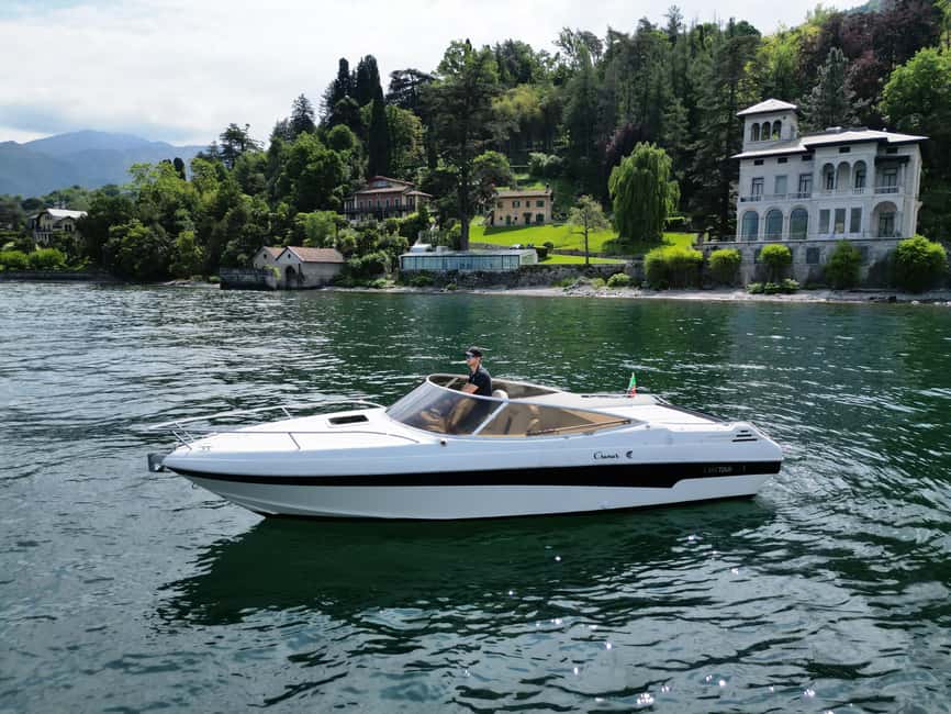 imagen n.º 3 de Tour en barco privado de lujo por el Lago de Como con paradas y bebidas actividad en Lombardía, subida por el proveedor