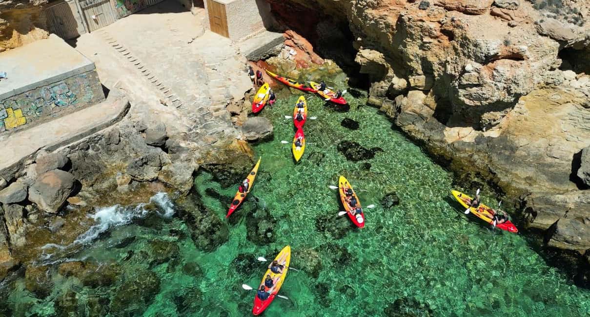 image n.5 of Ibiza: Sea Cave Tour with Guided Kayaking and Snorkeling activity in Balearic Islands, uploaded by supplier