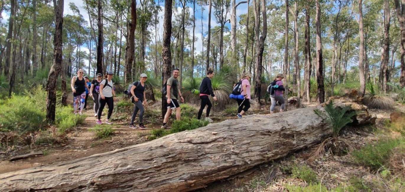 image n.2 of Perth: Sunset Yoga Hike with Light Supper activity in Western Australia, uploaded by supplier