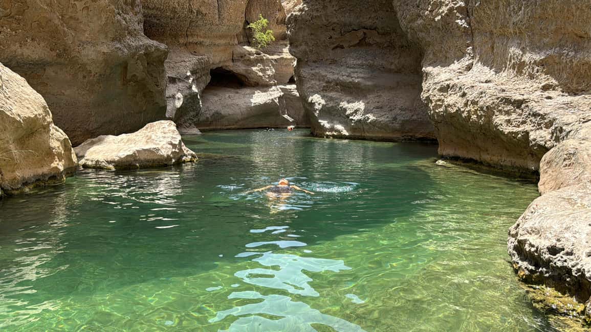 Immagine nº 18 di Da Mascate: tour di un'intera giornata di Wadi Shab e Bimmah Sinkhole attività a Regione al-Sharqiyya, caricata dal fornitore