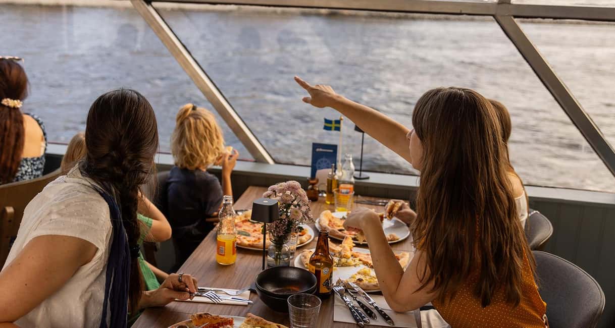 image n.1 of Stockholm: City Cruise with Fresh Pizza activity in Stockholm, uploaded by supplier