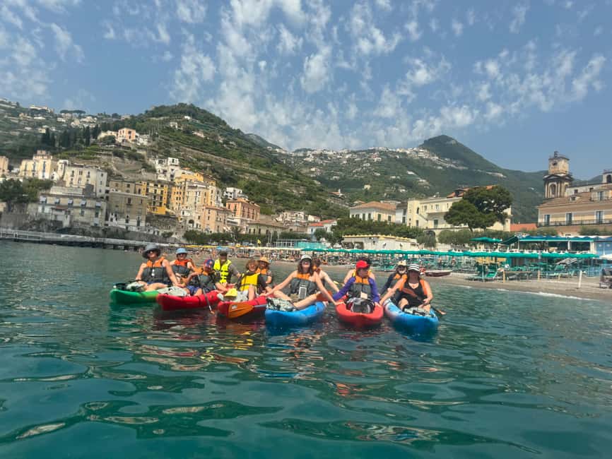 image n.7 of Amalfi: Kayak-Snorkel to Pandora Cave, Hidden Beach & Drinks activity in Ravello, uploaded by supplier