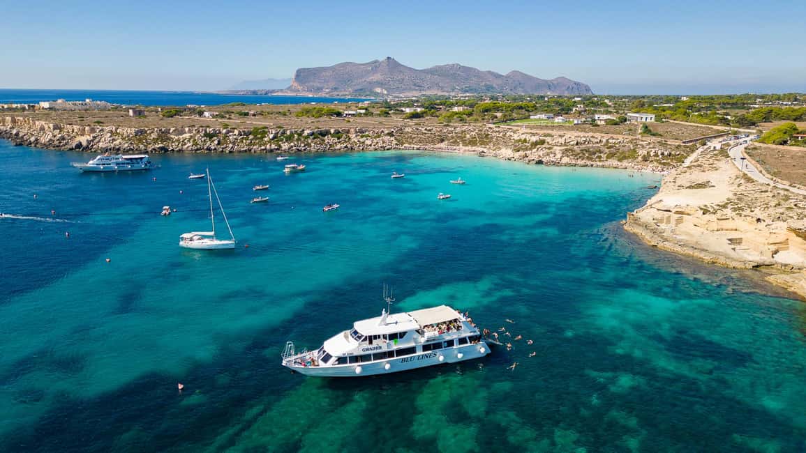 Bild Nr. 3 von Von Trapani aus: Kreuzfahrt nach Favignana und Levanzo mit Mittagessen Aktivität in Sizilien, hochgeladen vom Anbieter