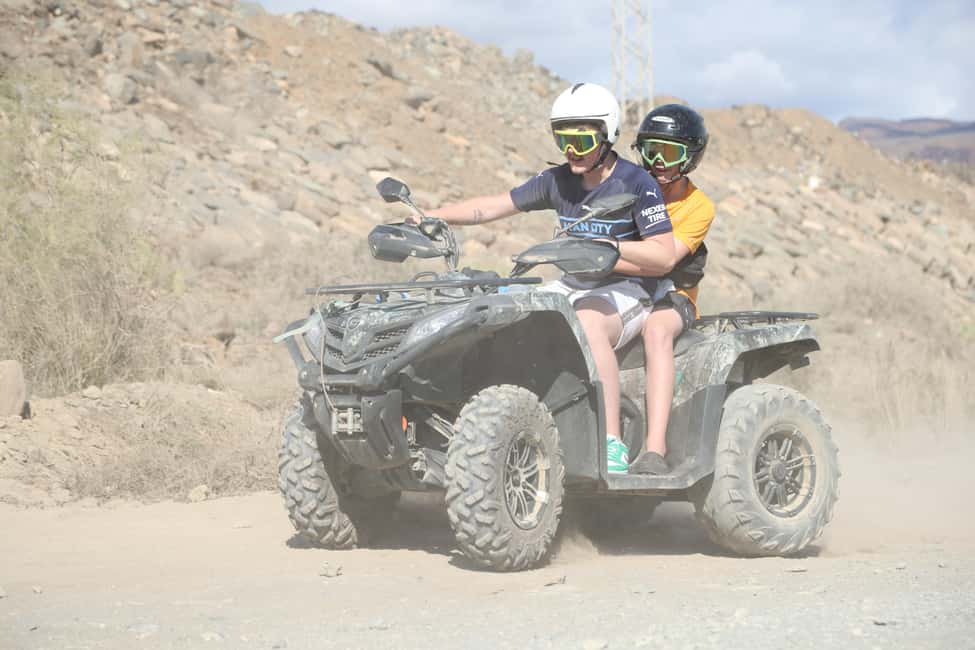 imagen n.º 1 de GRAN CANARIA: EXCURSIÓN EN QUAD ATV *DOBLE 2PAX* EXCURSIÓN LARGA 2,5 HR actividad en Fataga, subida por el proveedor