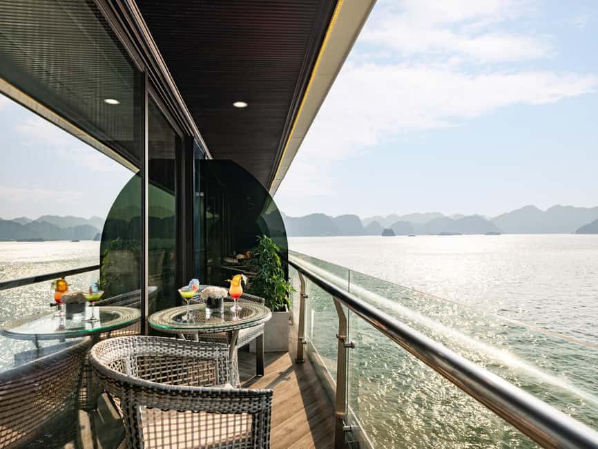image n.13 of 2-Day or 3-Day: Halong&Lan Ha Bay Cruise 5* balcony, bathtub activity in Ha Long, uploaded by supplier