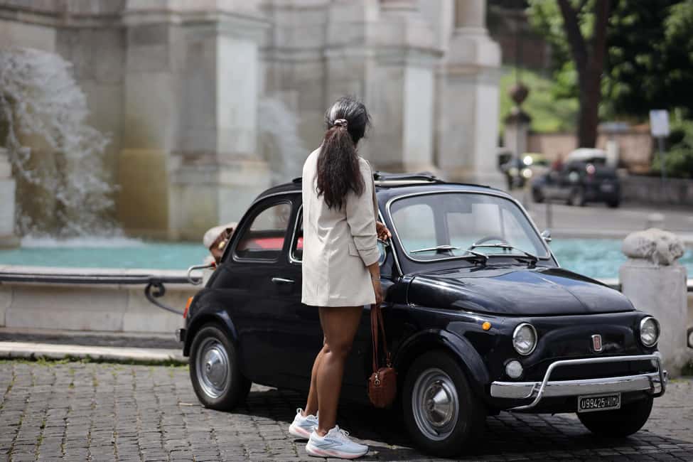 image n.45 of Rome: Fiat 500 Vintage City and Photo Tour activity in Rome, uploaded by supplier