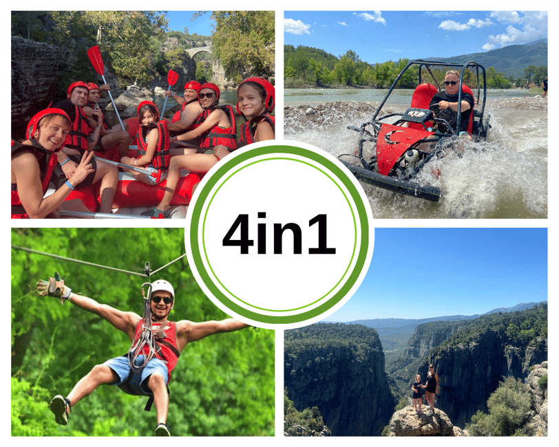 image n.1 of Alanya/Side/Antalya: Canyon Rafting, Buggy & Zipline Tour activity in Antalya Province, uploaded by supplier