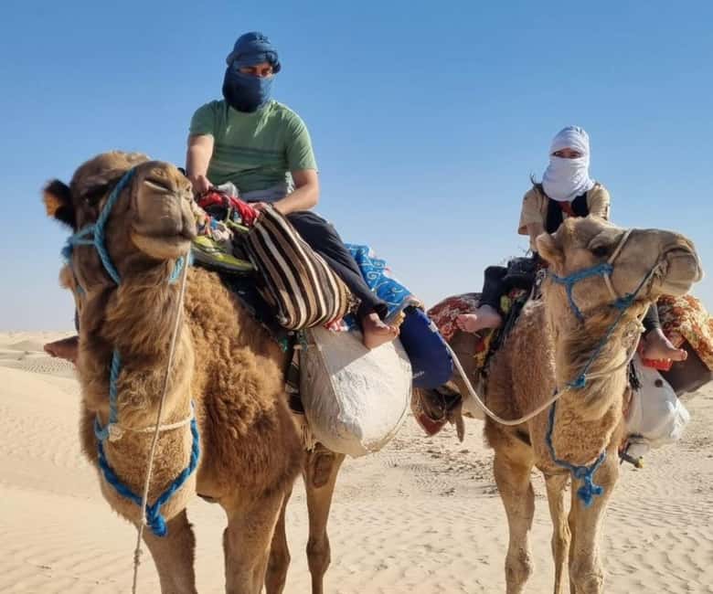 Image N°2 de Sahara Tunisie : Trekking à dos de chameau et Bivouac pour 2 Nignts activité à Gouvernorat de Médenine, publiée par le prestataire