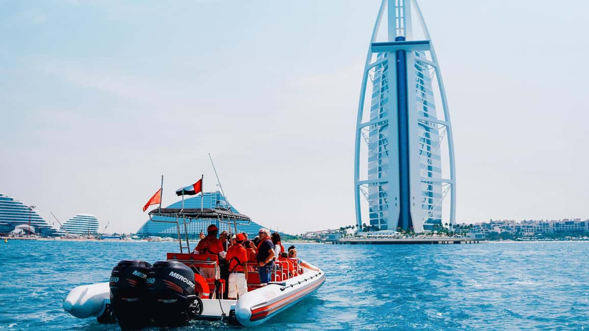 Bild Nr. 10 von Dubai: Marina, Atlantis, Palm & Burj Al Arab Speedboat Tour Aktivität in Dubai, hochgeladen vom Anbieter
