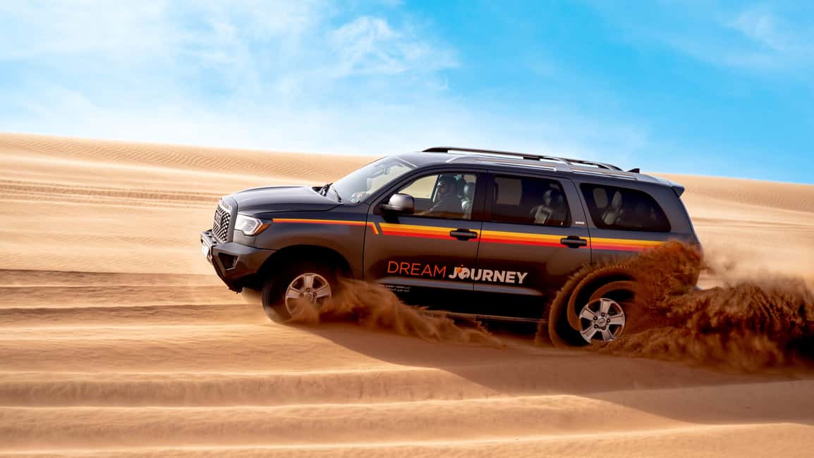 afbeelding n.3 van Ontdek de woestijn van Dubai: Safari in de Rode Duinen, Sandboard & Kamelen activiteit in Dubai, geüpload door aanbieder