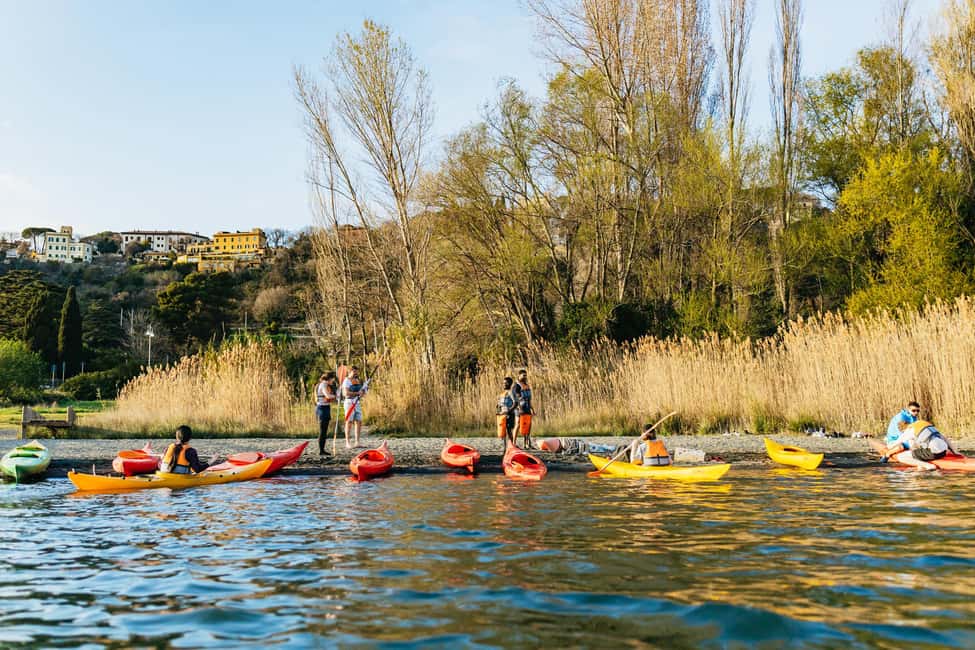 Image N°19 de Rome : Lac des Papes, excursion en kayak avec baignade et pizza romaine activité à Latium, publiée par le prestataire