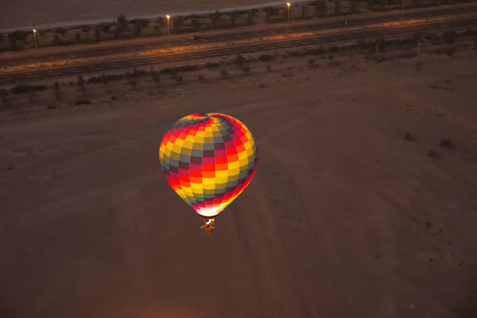 image n.12 of Dubai: Hot Air Balloon Ride with Camel Ride & Falcon Show activity in Dubai, uploaded by supplier