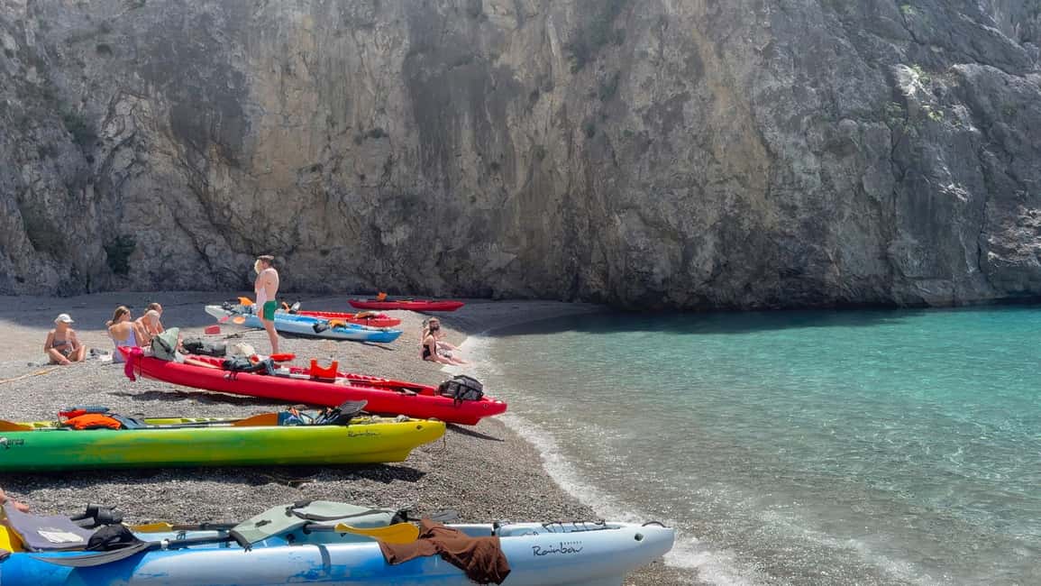 image n.19 of Amalfi: Kayak-Snorkel to Pandora Cave, Hidden Beach & Drinks activity in Ravello, uploaded by supplier